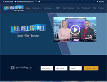 Tablet Screenshot of feelwelllivewell.com